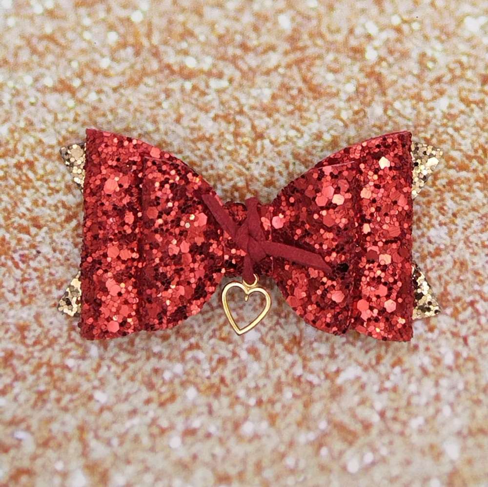 Κόκκινος φιόγκος μαλλιών γλιντερ