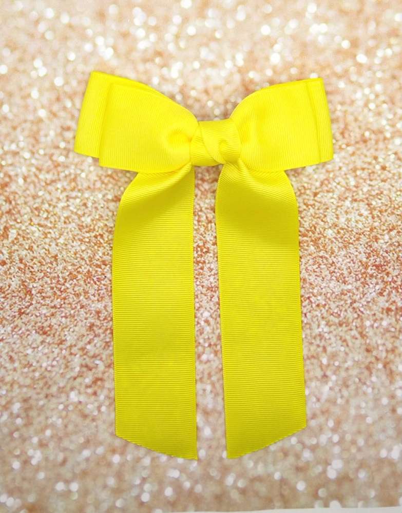 φιόγκος μαλλιών κίτρινος